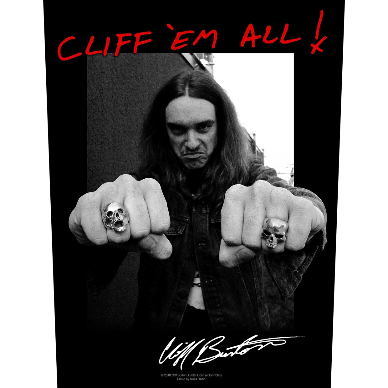 Metallica Back Patch - Cliff 'Em All! (Backpatch) | Buy Now For 8.99