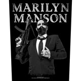 Marilyn Manson Back Patch - Machine Gun (Backpatch) | Buy Now For 8.99