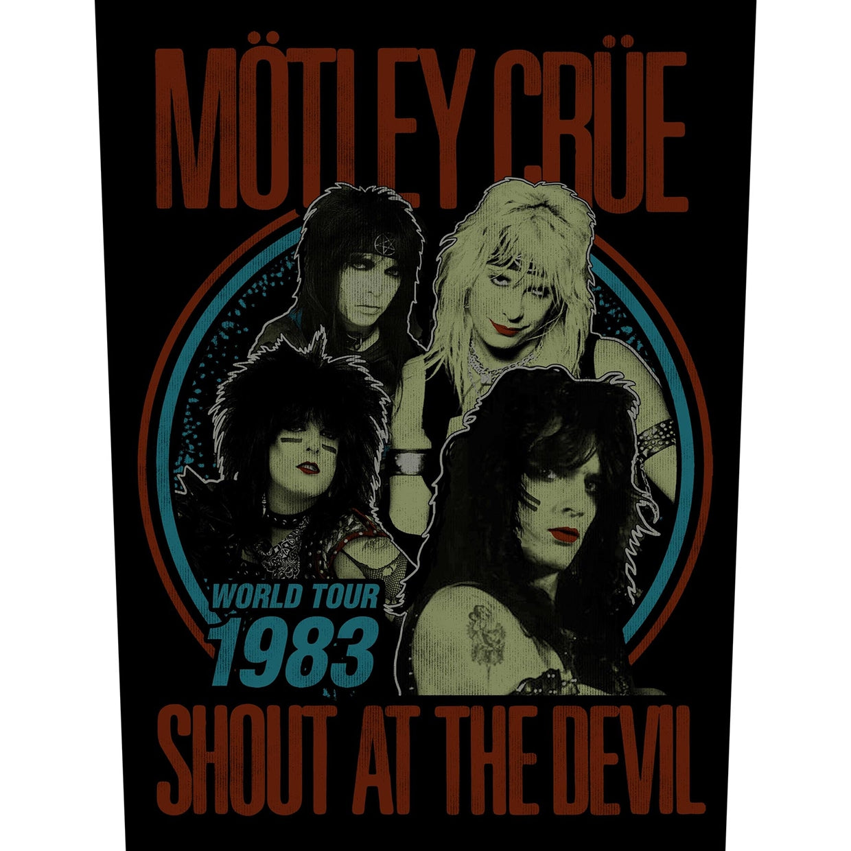 Mötley Crüe Back Patch - Shout At The Devil (Backpatch) | Buy Now For 8.99