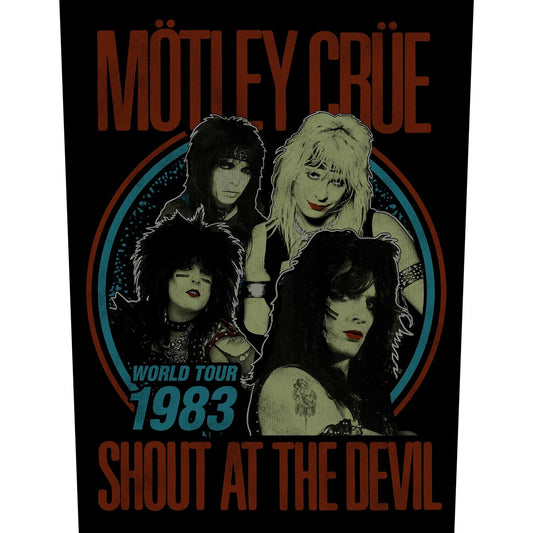 Mötley Crüe Back Patch - Shout At The Devil (Backpatch) | Buy Now For 8.99