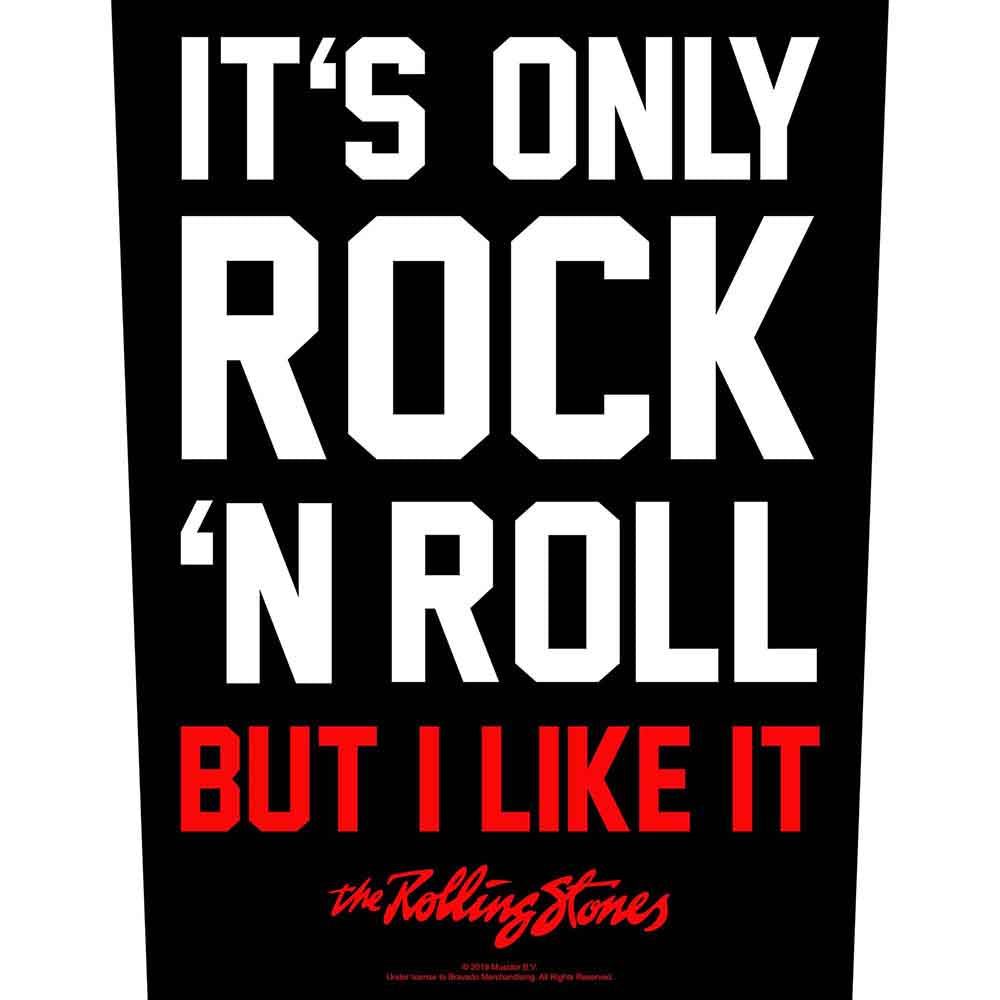 The Rolling Stones Patches - Woven Sew On - It's Only Rock 'N' Roll