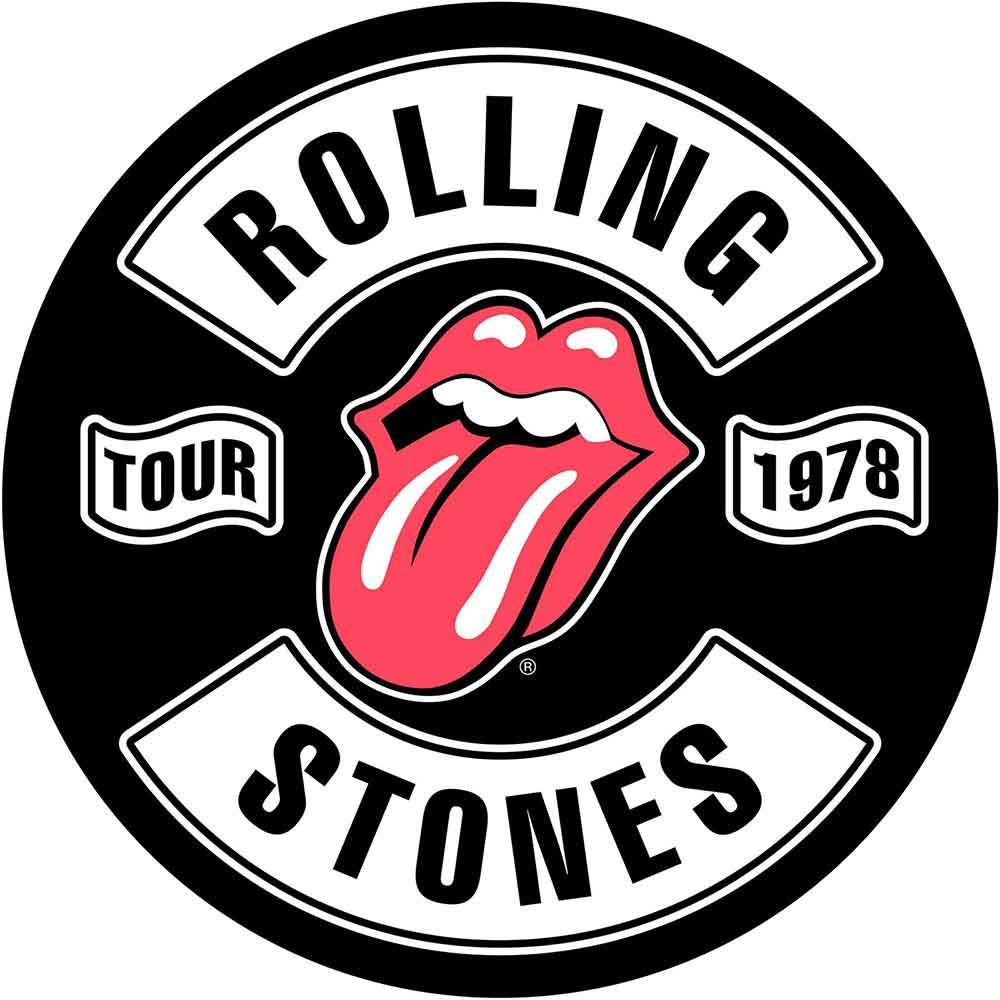 The Rolling Stones Patches - Woven Sew On - Tour 1978