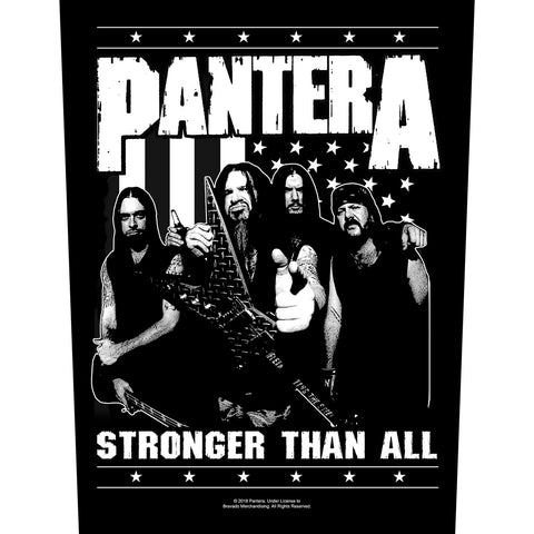 Pantera Back Patch - Stronger Than All (Backpatch) | Buy Now For 8.99