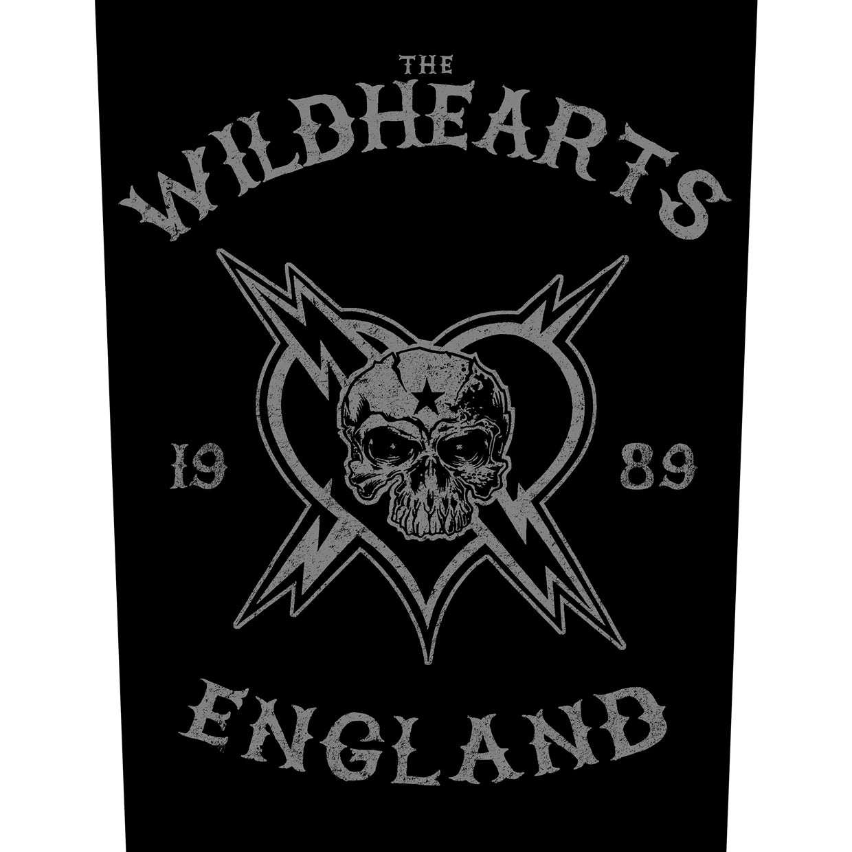 Wildhearts Back Patch - England Biker (Backpatch) | Buy Now For 8.99