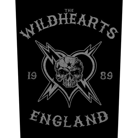 Wildhearts Back Patch - England Biker (Backpatch) | Buy Now For 8.99