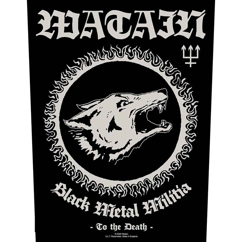 Watain Patches - Woven Sew On - Black Metal Militia