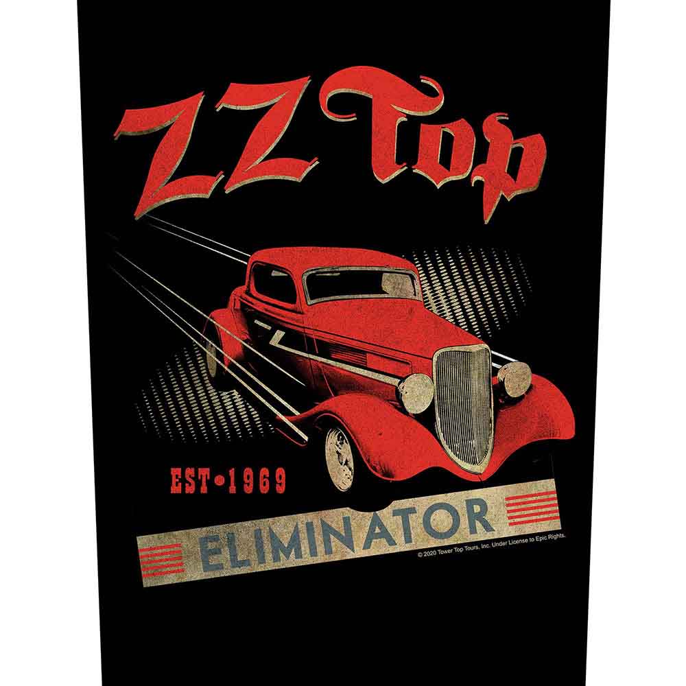 ZZ Top Patches - Woven Sew On - Eliminator