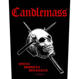 Candlemass Patches - Woven Sew On - Epicus Doomicus Metallicus