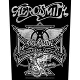 Aerosmith Patches - Woven Sew On - Permanent Vacation
