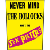 Sex Pistols Patches - Woven Sew On - Never Mind The Bollocks Yellow