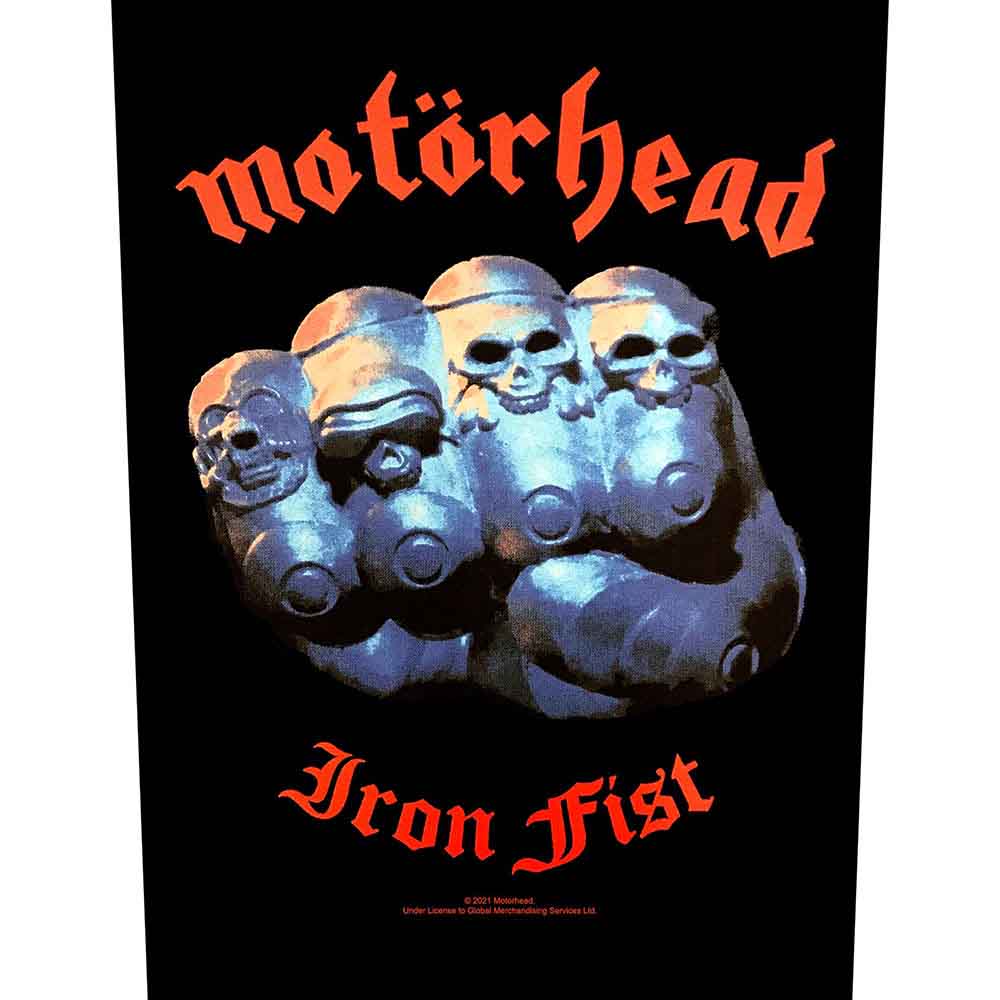 Motorhead Patches - Woven Sew On - Iron Fist 2017
