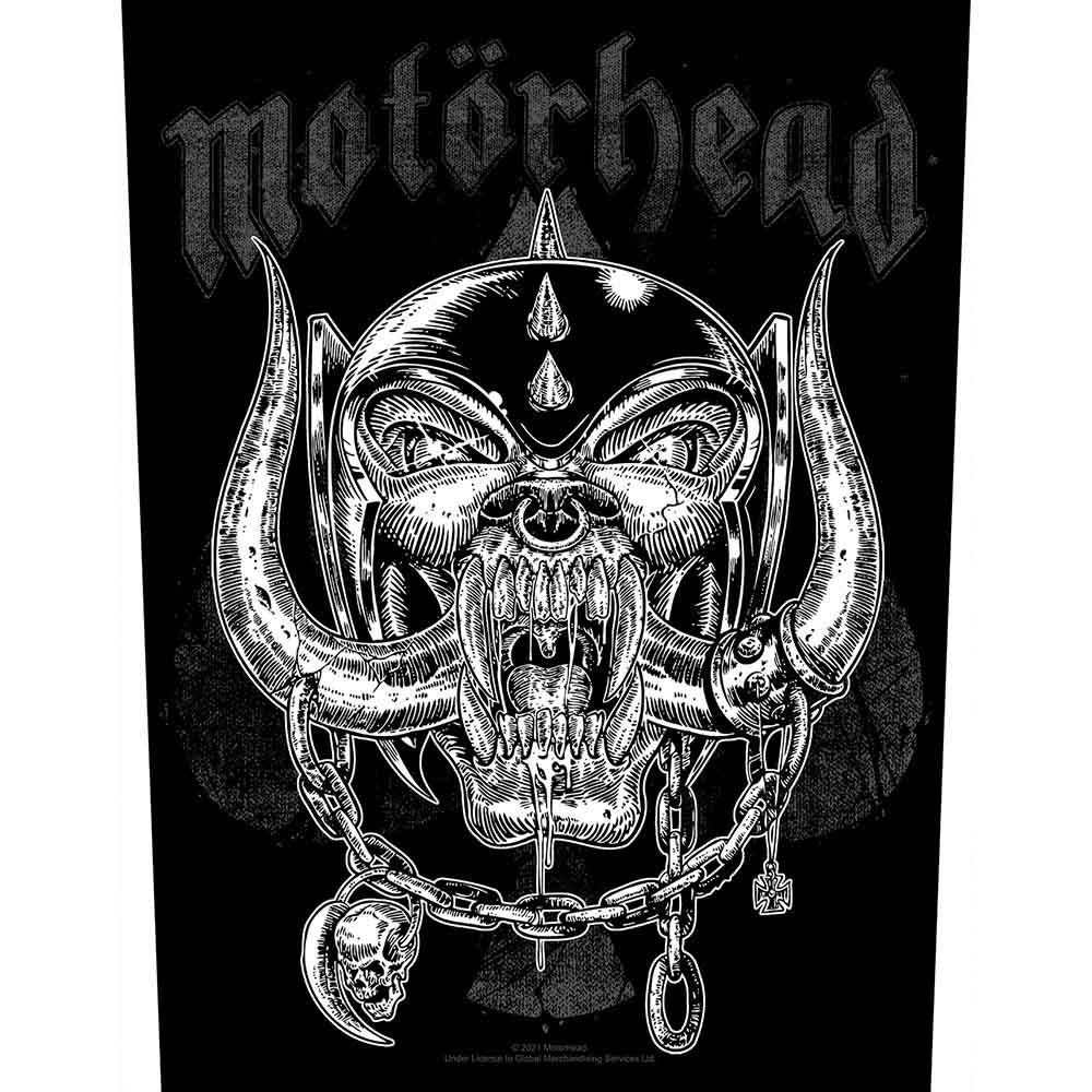 Motorhead Patches - Woven Sew On - Etched Iron