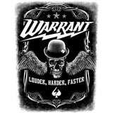 Warrant Patches - Woven Sew On - Louder Harder Faster