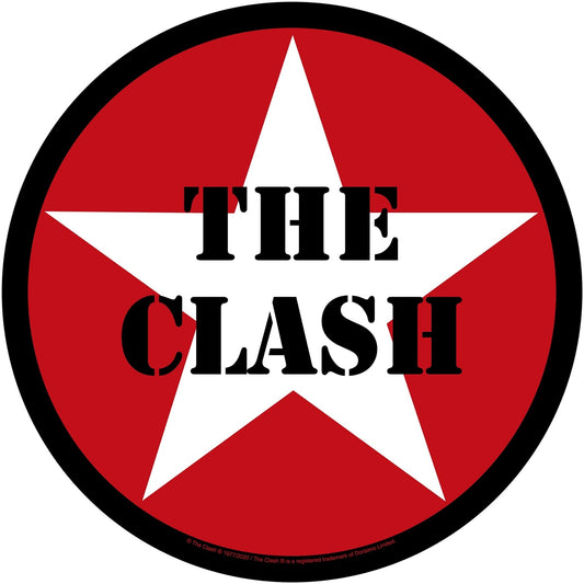 Clash Back Patch - Star Logo (Backpatch) | Buy Now For 8.99