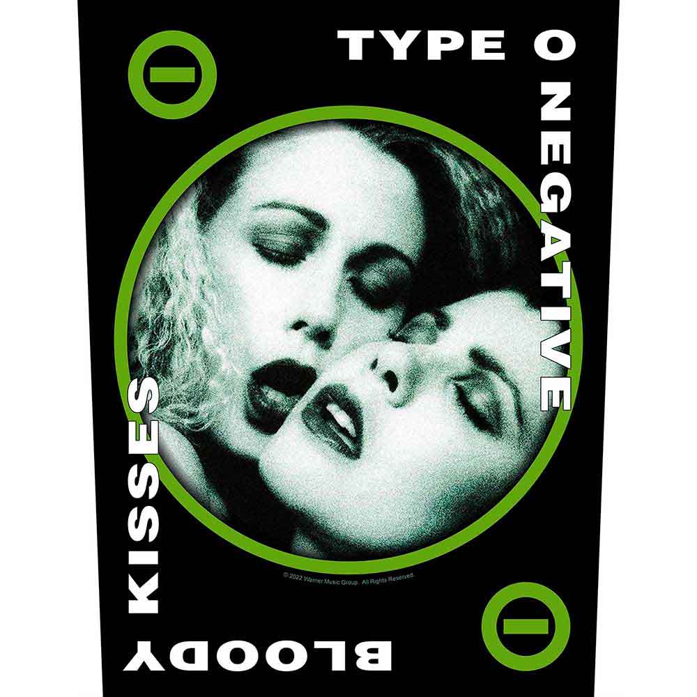 Type O Negative Patches - Woven Sew On - Bloody Kisses