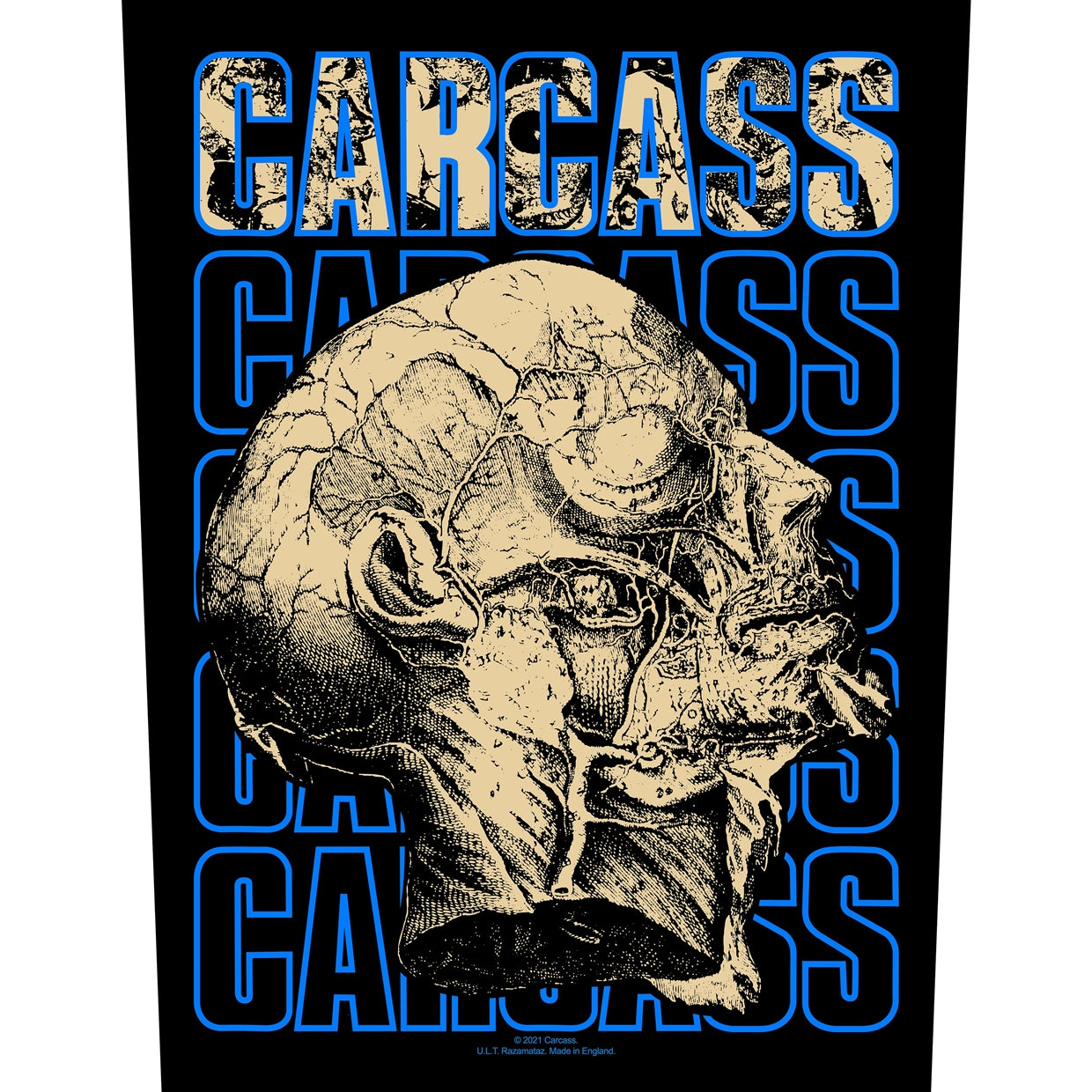 Carcass Back Patch - Necro Head (Backpatch) | Buy Now For 8.99