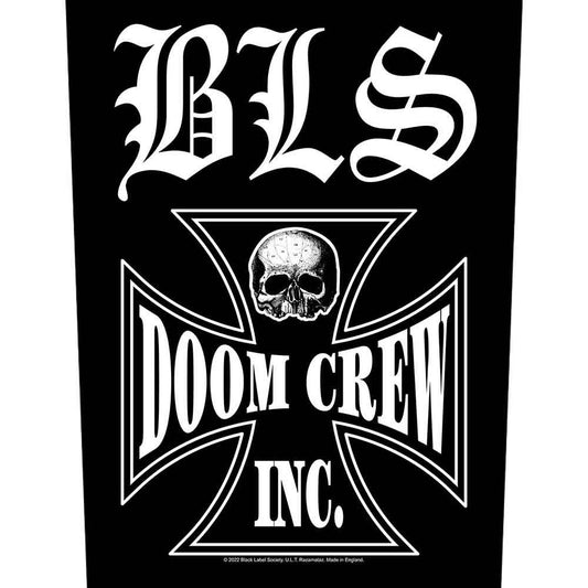 Black Label Society Patches Woven Sew On - Doom Crew