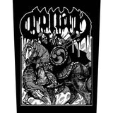 Conan Patches - Woven Sew On - Horseback Battle Hammer