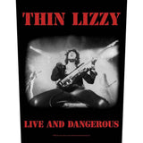 Thin Lizzy Back Patch - Live & Dangerous