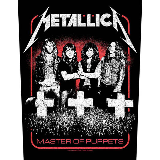 Metallica Patches - Woven Sew On - Master Of Puppets Band