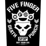 Five Finger Death Punch Patches - Woven Sew On - Got Your Six