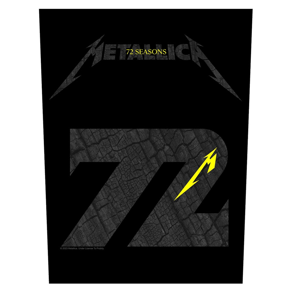 Metallica Back Patch - 72 Seasons Band (Backpatch) | Buy Now For 8.99