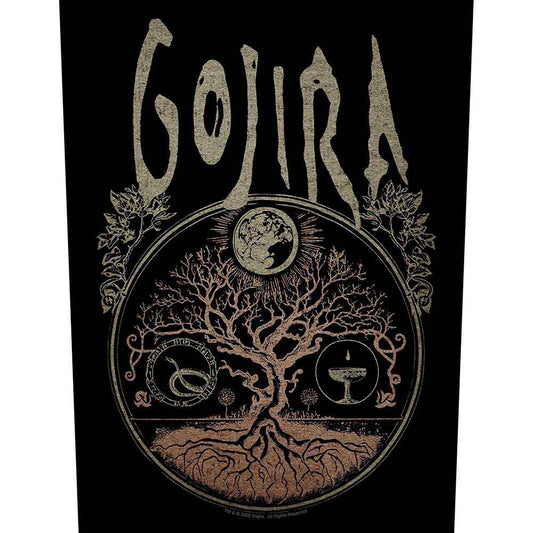 Gojira Patches - Woven Sew On - Tree Of Life