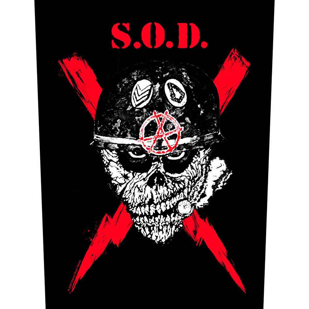 Stormtroopers Of Death Patches - Woven Sew On - Scrawled Lightning