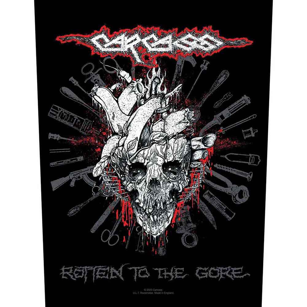Carcass Patches - Woven Sew On - Rotten To The Gore