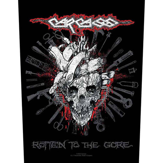 Carcass Patches - Woven Sew On - Rotten To The Gore