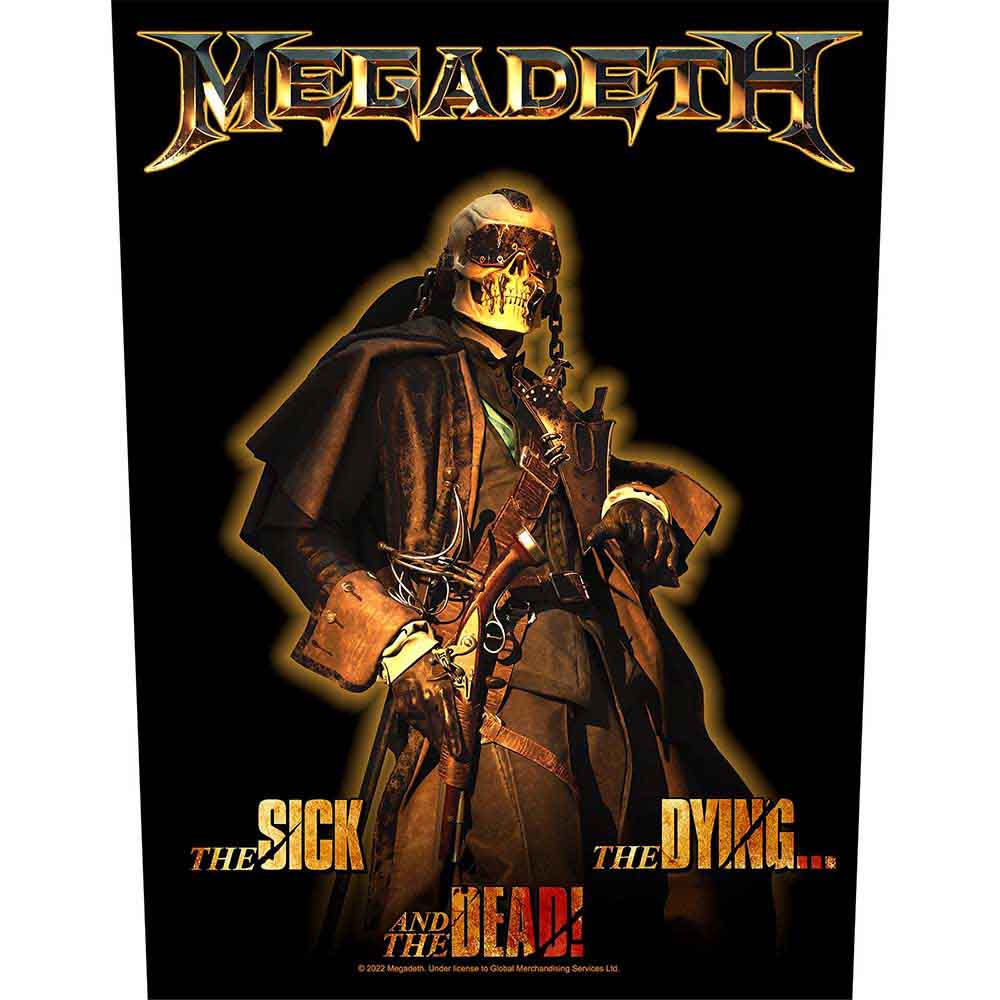 Megadeth Patches - Woven Sew On - The Sick, The Dying And The Dead