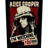 Alice Cooper Patches - Woven Sew On - I'm Watching You