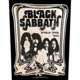 Black Sabbath Patches Woven Sew On - World Tour 1978