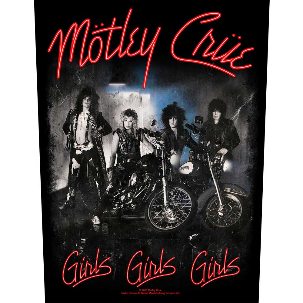Mötley Crüe Patches - Woven Sew On - Girls, Girls, Girls