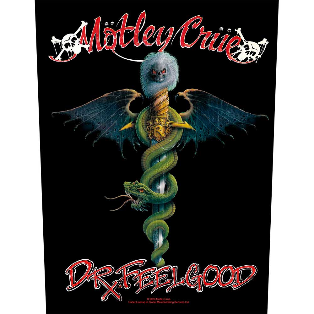 Mötley Crüe Patches - Woven Sew On - Dr Feelgood