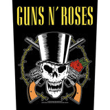 Guns N Roses Patches - Woven Sew On - Skull & Guns