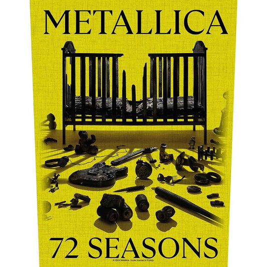 Metallica Patches - Woven Sew On - 72 Seasons Crib