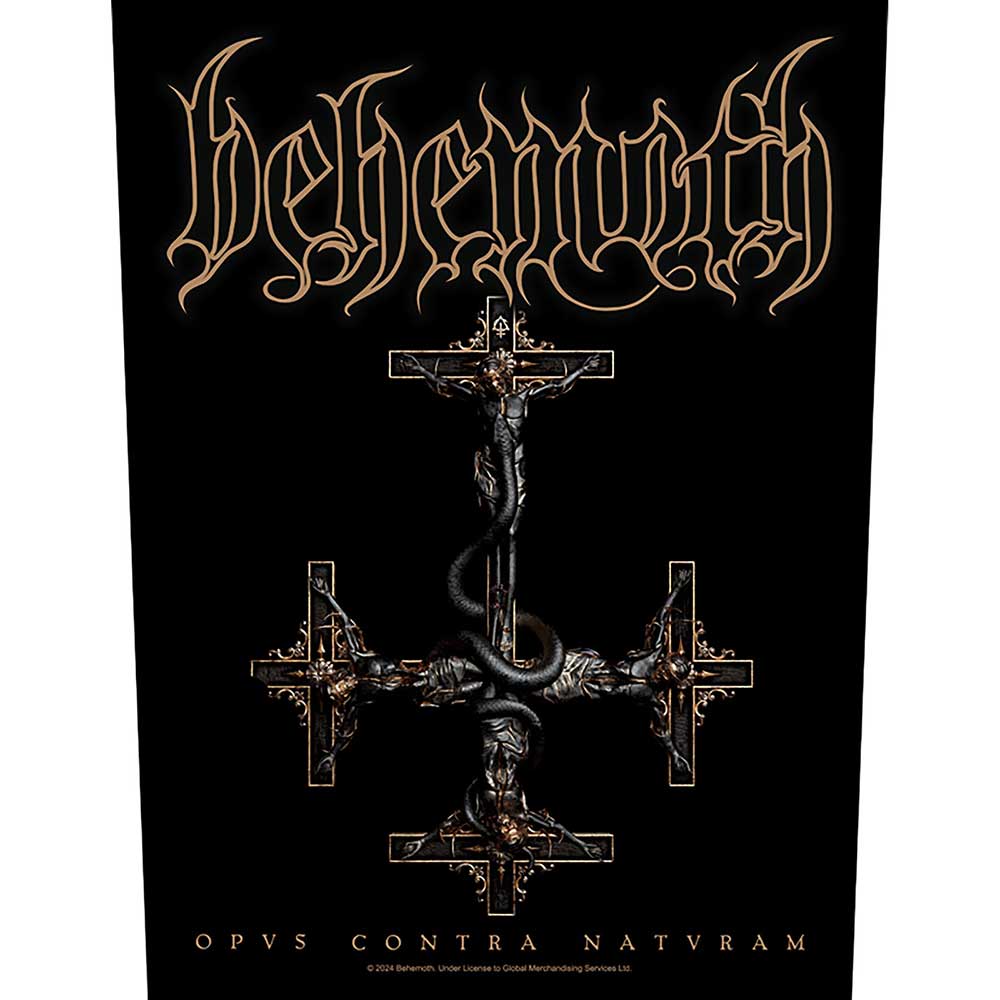 Behemoth Patches - Woven Sew On - Opvs Contra Natvram