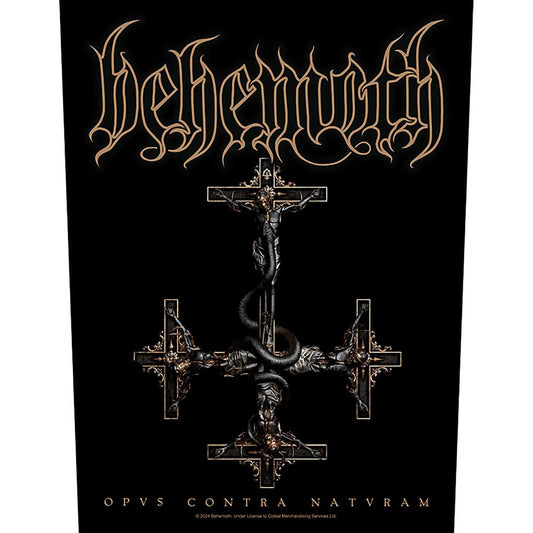 Behemoth Patches - Woven Sew On - Opvs Contra Natvram