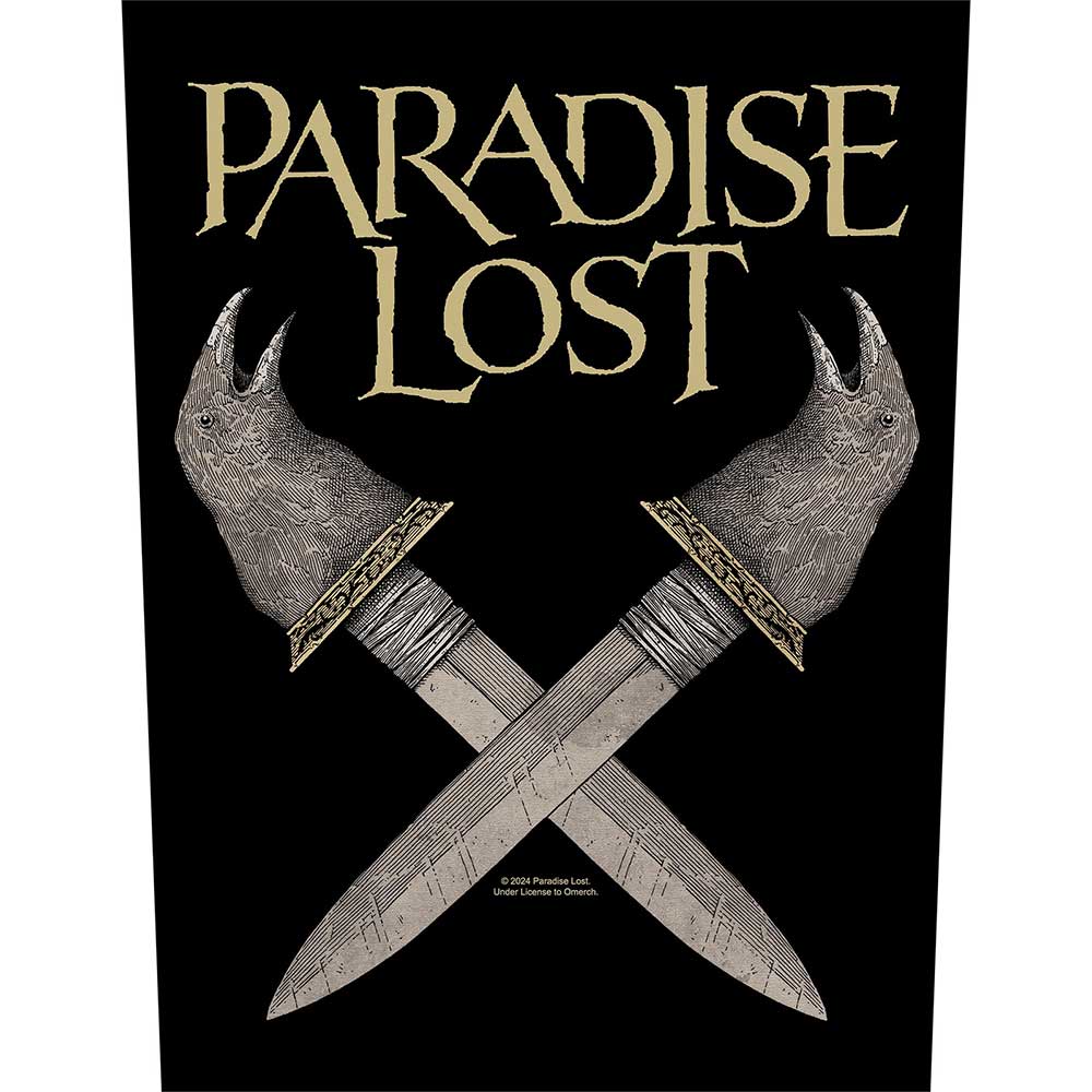 Paradise Lost Patches - Woven Sew On - Obsidian Dagger