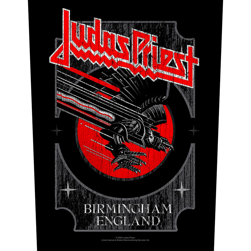 Judas Priest Patches-Woven Sew On - Coffins | Buy Now For 14.99