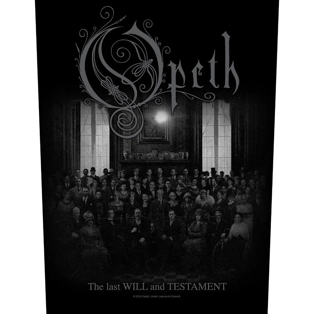 Opeth Patches-Woven Sew On - Skull Logo | Buy Now For 14.99
