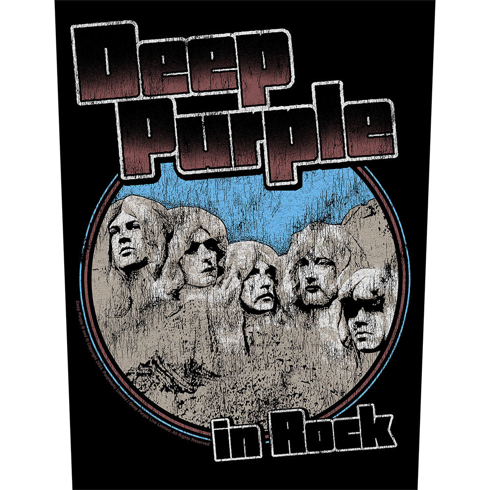 Deep Purple Patches-Woven Sew On - Red Logo | Buy Now For 14.99