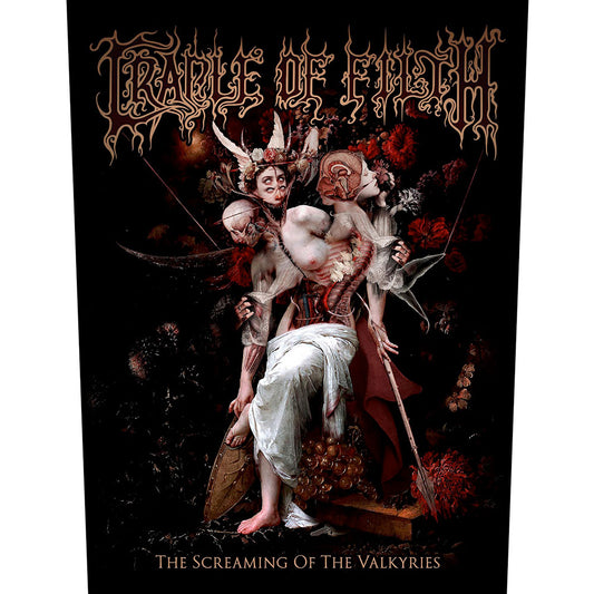 Cradle Of Filth Patches-Woven Sew On - Black Logo | Buy Now For 14.99