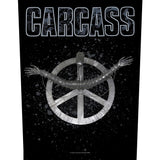 Carcass Patches-Woven Sew On - Black Logo | Buy Now For 19.99