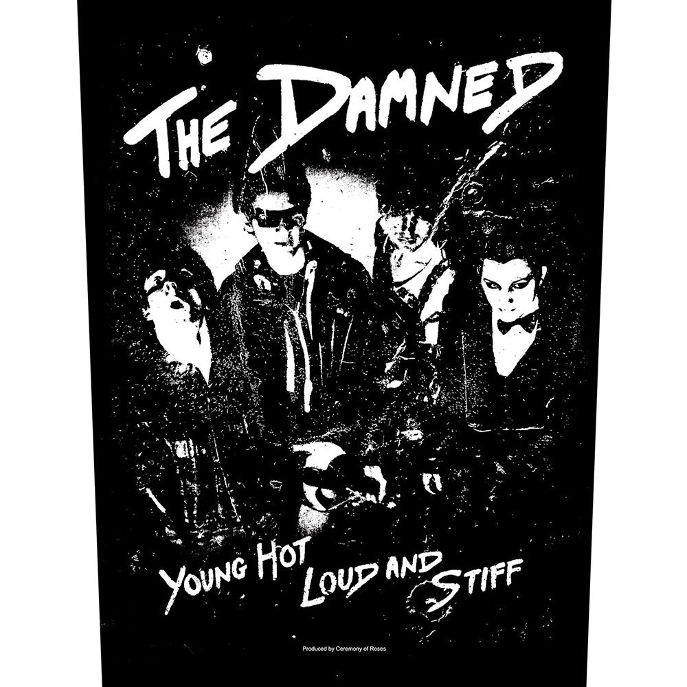 The Damned Patches-Woven Sew On - Red Logo | Buy Now For 14.99