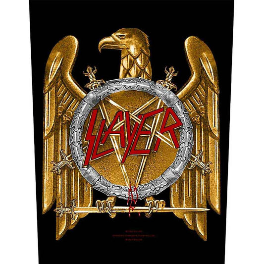 Slayer Patches - Woven Sew On - Golden Eagle