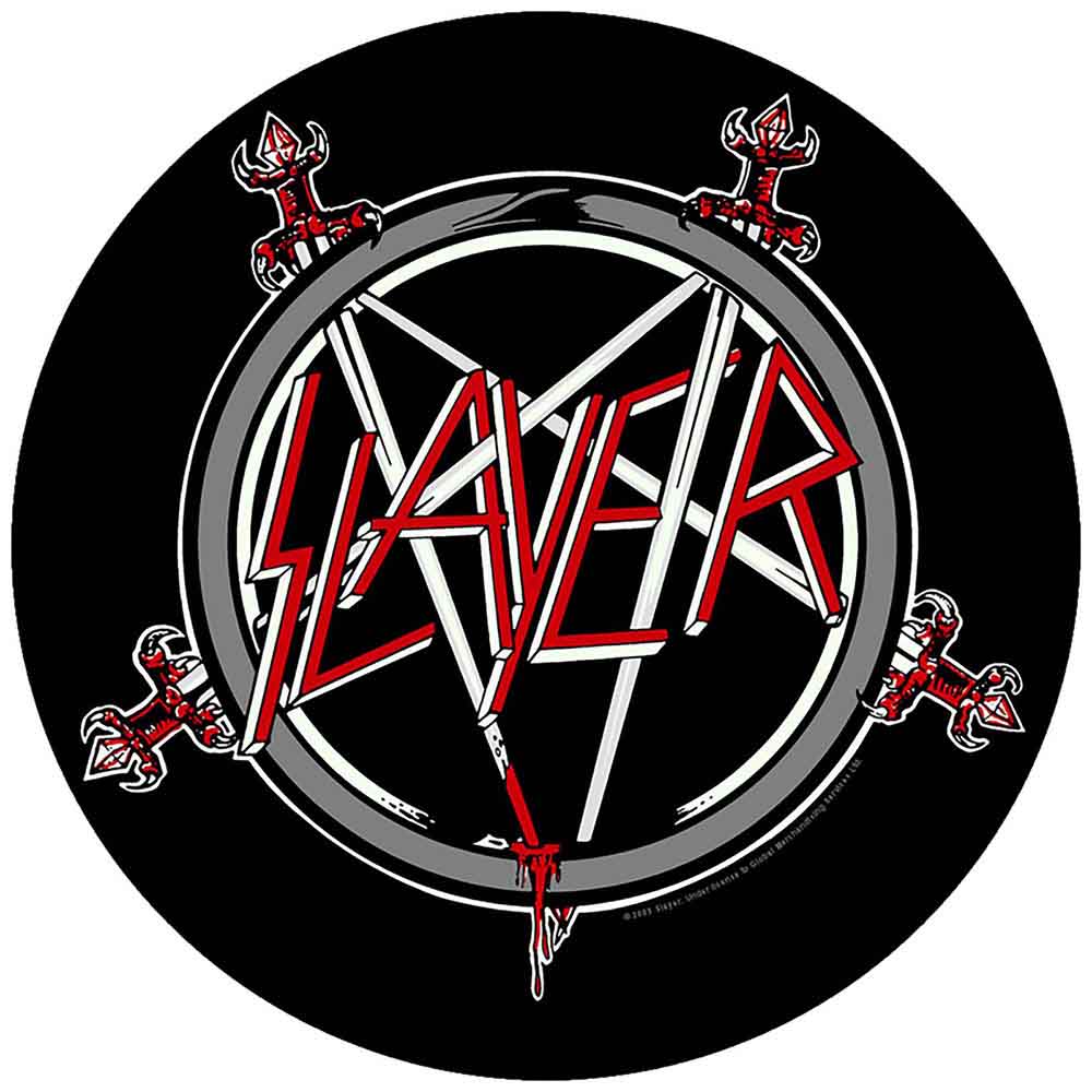 Slayer Patches - Woven Sew On - Pentagram