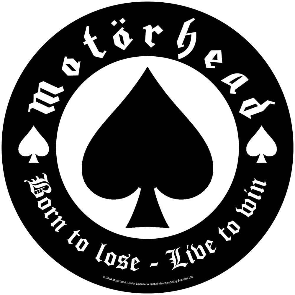 Motorhead Patches - Woven Sew On - Born To Lose