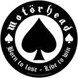 Motorhead Patches - Woven Sew On - Born To Lose